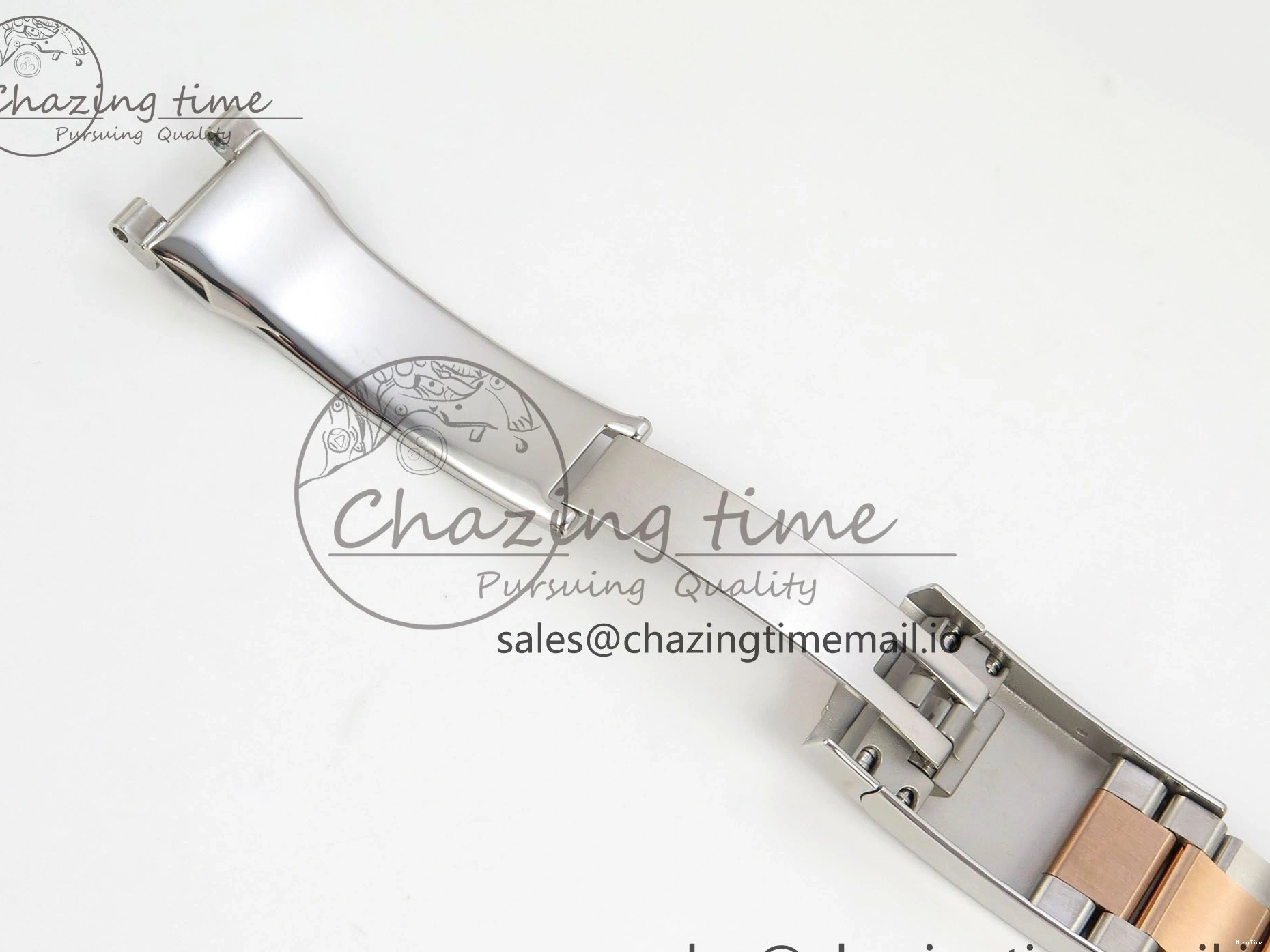 MiroTime 0210 Effortless DateJust 41 126331 SS RG ARF 1:1 Best Edition Brown Stick Dial on Oyster Bracelet SH3235 (Weighted) 201